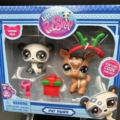Littlest Pet Shop Pet Pairs with Virtual Code Series 2 Winter Pals New In Box