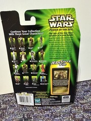 2000 Star Wars POTJ Jar Jar Binks & Pit Droid Figure Power of Jedi Force File