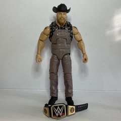 WWE Elite Series 99 Brock Lesnar w/hat and title LOOSE