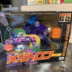 1994 vintage TRANSFORMERS G2 Hero MEGATRON Complete TAKARA Japan MIB