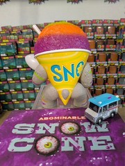 Abominable Snow Cone: 5 points Fest Orange Flavor by Jason Limon x Martian Toys