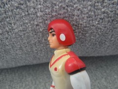 Voltron KEITH figure with RED HELMET Accessory Panosh Place 1984 Vintage