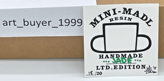 Mini-MADL Jade Edition Resin Figure #18/20 Signed COA Jeremy Madl (aka MAD) 3″