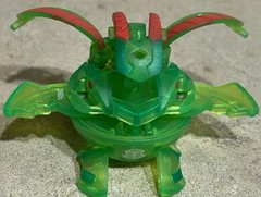 Bakugan Battle Brawlers Percival Neon Green Translucent Ventus 580G