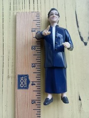Shushing Nancy Pearl Librarian Female Action Figure 2008 Accoutrements NO BOOK