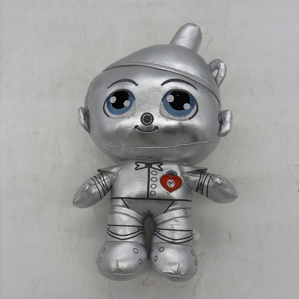 Wizard Of Oz TIN MAN 8″ Plush SILVER 2025 Warner Bros. Jazwares NWT