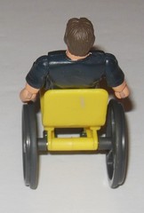 Avatar Jake Sully Wheel Chair Figure & RDA Base: 2009 Mattel James Cameron Movie