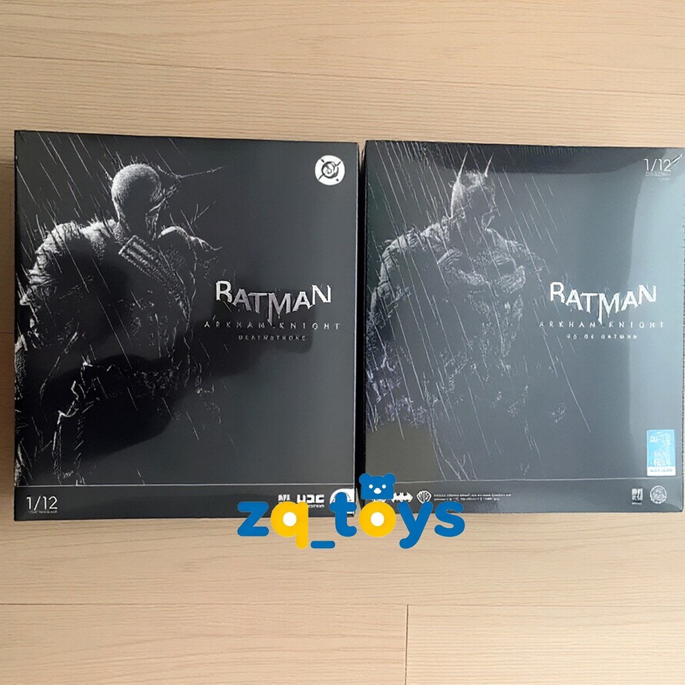 LPZZ 1/12 Batman Arkham Knight & Deathstroke Set of 2 Action Figures V8.04 New