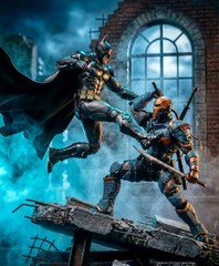 New LPZZ DC Batman Arkham Knight V8.04 & Deathstroke Sets 1/12 Action Figure Toy