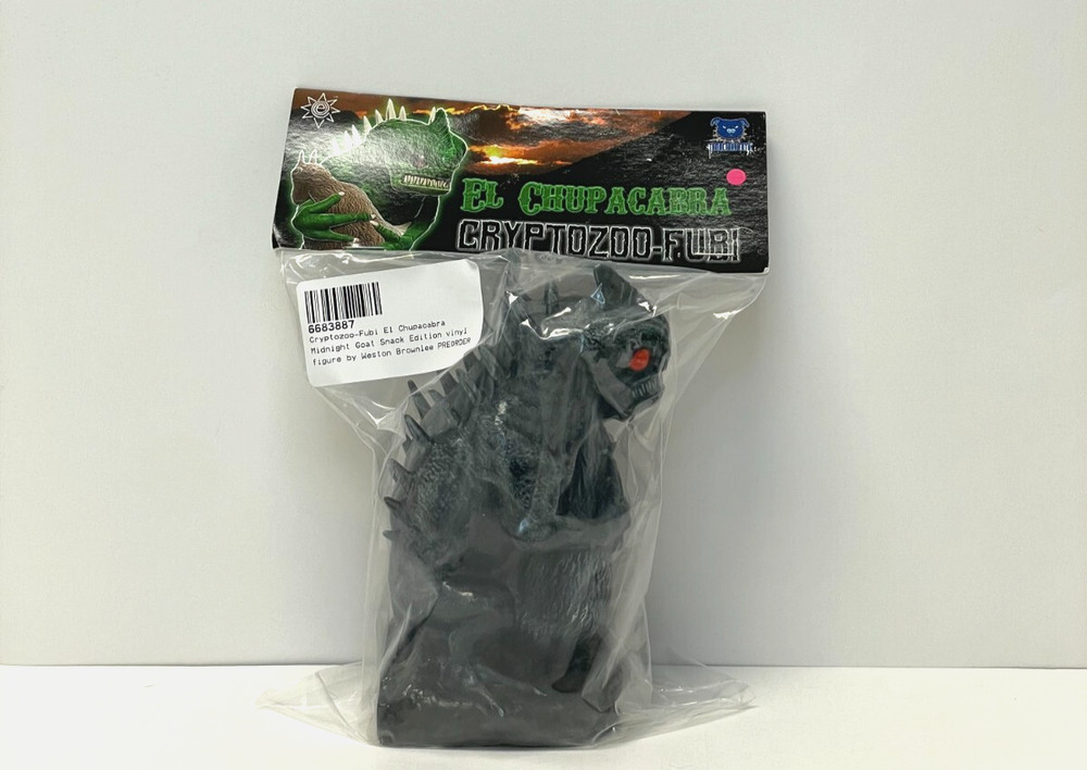 Cryptozoo-Fubi El Chupacabra “Midnight Goat” by Weston Brownlee x Tenacious Toys