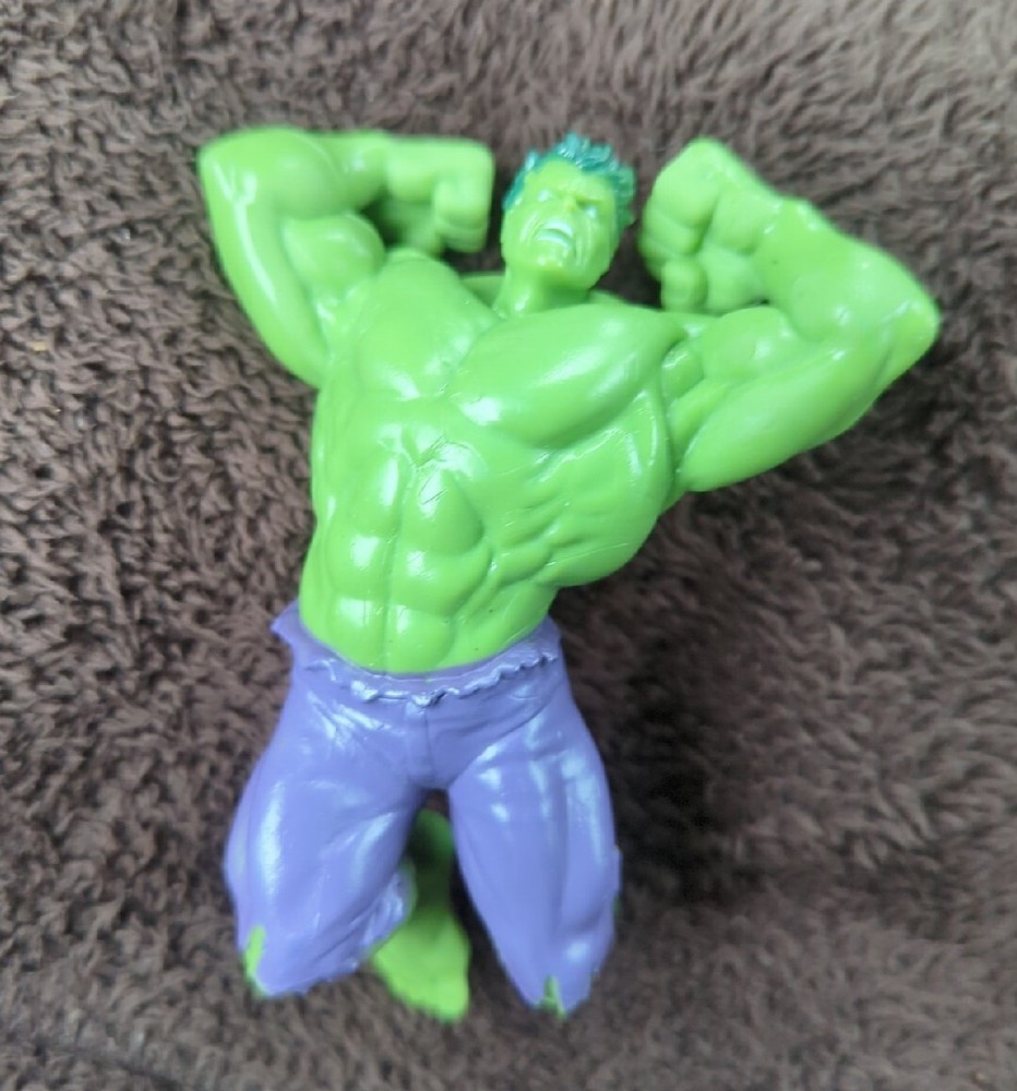 Marvel Incredible Hulk Action Figure 2013 Swimways Leaping Smash Rubber GR31017C