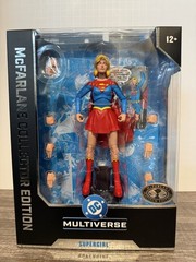 MCFARLANE DC MULTIVERSE COLLECTORS EDITON SUPERGIRL PLATINUM SEALED NIB