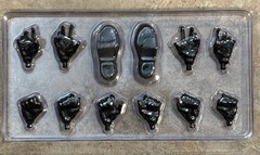 Four Horsemen Mythic Legions Accessory Pack Set: Black Leather Hands & Feet