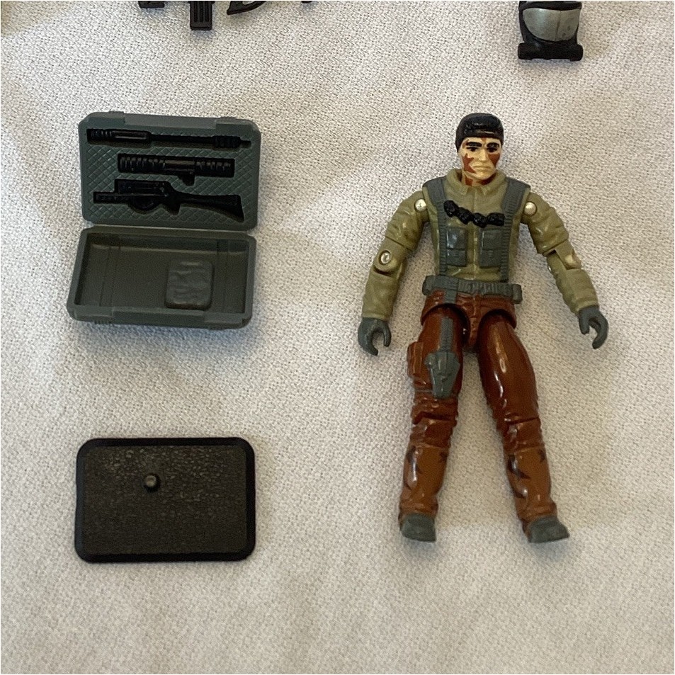 GI Joe action figure 1990 Vtg Bull Horn 100% COMPLETE with accessories