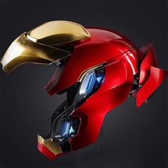 New Iron Man MK50 Helmet 1/1 Wearable Halloween Cosplay Toys Mechahead Automatic