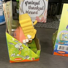 New Vintage 2000 MATTEL Nickelodeon Spongebob and Squidward Lot of 2