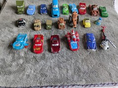 22 Disney Pixar Cars Movie Mixed Character Vehicles – Die cast/Plastic – Toy Car