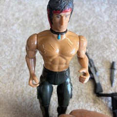 Coleco Rambo: The Force of Freedom Action Figure Loose W/ Accessories Bin #5
