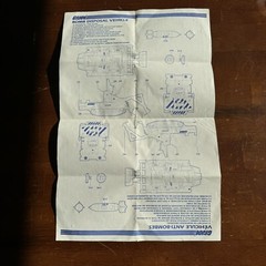 Vintage GI Joe Cobra ARAH Large Set Of Original Blueprints Canadian Released