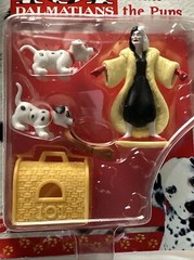 LOT of 2 – Arco Toys 101 DALMATIANS Cruella Steals The Pups & Sleepytime w/mom