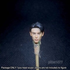 Premium 1/18 Asian Man Head Sculpt Soldier Head For 3.75″ Joytoy BFS Figure
