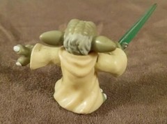 Star Wars Yoda Galactic Heroes 1.5″ Figure w/Green Lightsaber 2011 Hasbro
