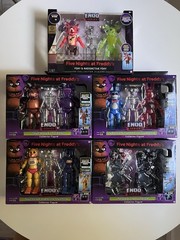 FNAF Endo Series Wave 2 FULL SET w/ RADIOACTIVE FOXY Freddy Bonnie Chica Mangle