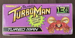 1996 Talking Turbo Man 13.5” Tiger Electronics Deluxe Edition Sealed