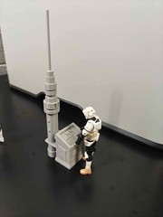 Imperial antenna and controller board for star wars 3.75 figures