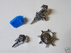 Original 1981 Voltron GB36 Yellow Blue Red Green Black Lion Weapon Lot Set