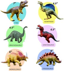 Dinosaur Toy Large Set Realistic Figures Toys Lot for Boys Toddler Kids Playset