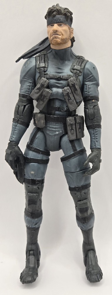Metal Gear Solid 2 Sons of Liberty Solid Snake Action Figure McFarlane Toys 2001