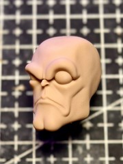 1/12 1/4 1/6 1/18 Unpainted Comics Expression Green Man Head Carved Model Toys