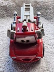 Lot Of 3 Disney Pixar Lightening McQueen, Mater, DJ Blue Hotrod