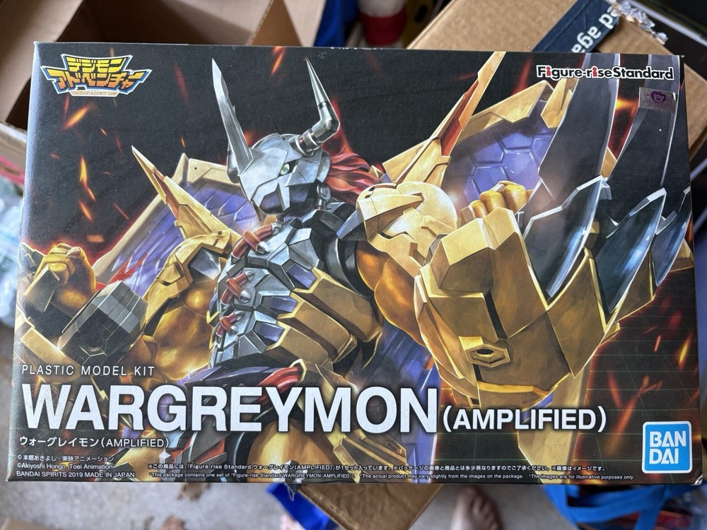 Bandai Digimon Wargreymon Amplified Figure plastic Model Kit Brand New