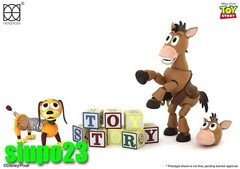 Herocross ~ HMF #079 Disney Toy Story Bullseye + Slinky Dog Figure Deluxe Ver
