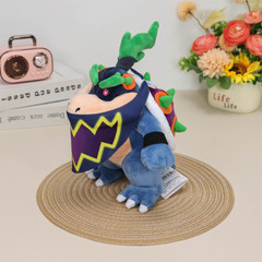 Wonder Bowser Jr Super Mario Bros Wonder Dark Bowser Plush Toy Stuffed Doll 8″