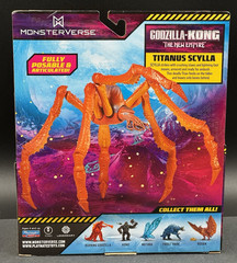 MonsterVerse Godzilla Figure Set Titanus Scylla, Mothra, Titan X & Ion Dragon