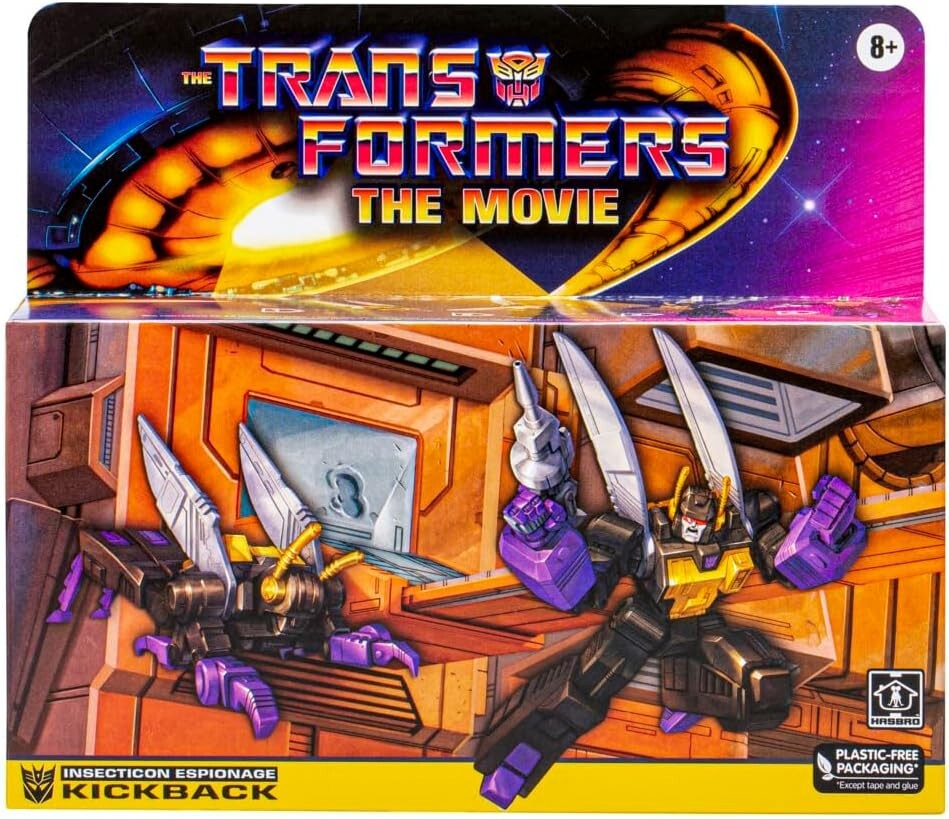 TRANSFORMERS KICKBACK FIGURE TRANSFORMERS THE MOVIE INSECTICON G1 TYPE MISB 2023