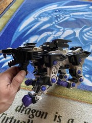 Vintage Tomy Zoids White LIGER ZERO 2002 Hasbro TESTED WORKS! Transformers Model