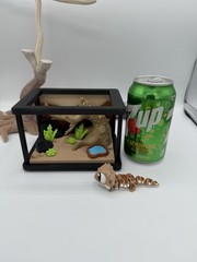 3D Printed lizard Tank Include 1+1 lizard,Articulated Fidget Toys, Picture Color