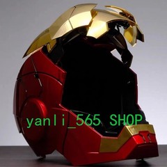 US! Iron Man Gold Mask Cosplay AUTOKING MK5 1:1 Helmet Wearable Voice-control