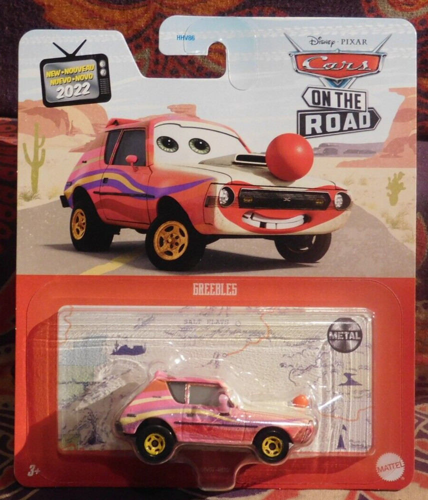2022 Disney Pixar Cars On The Road GREEBLES Clown Gremlin First Release Comb S&H