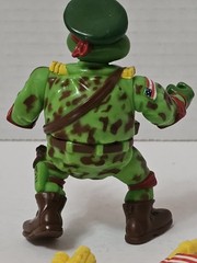 Vintage 1991 TMNT Raph the Green Beret 100% COMPLETE! Military Mutants Turtles