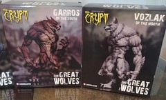 LooseCollector The Crypt Great Wolves Complete Set of 4 Figures Used