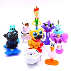 12pcs Puppy Dog Pals Action Figure Hot Sale Cute Cartoon Bingo Rolly Bob Figures