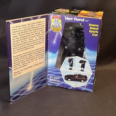 Super GoBots Herr Fiend Enemy Sports Car With Box & Styrofoam 1984 Tonka 7202