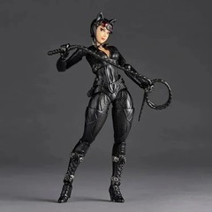 Premium Catwoman Action Figure Revoltech Style Collectible Display Model