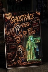 Custom GLOW In The Dark Ghostface Figure