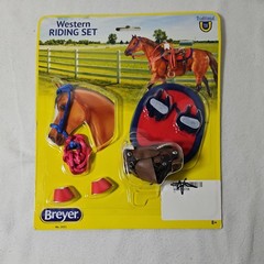 Breyer horse WESTERN RIDING SET No. 2051 TRADITIONAL size new SEALED